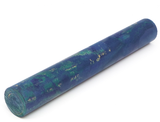 Blue Green & White - ebonite rod